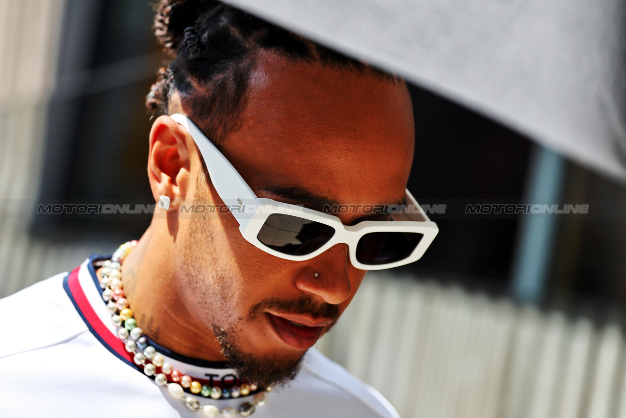 GP UNGHERIA, Lewis Hamilton (GBR) Mercedes AMG F1.

20.07.2023. Formula 1 World Championship, Rd 12, Hungarian Grand Prix, Budapest, Hungary, Preparation Day.

- www.xpbimages.com, EMail: requests@xpbimages.com © Copyright: Moy / XPB Images