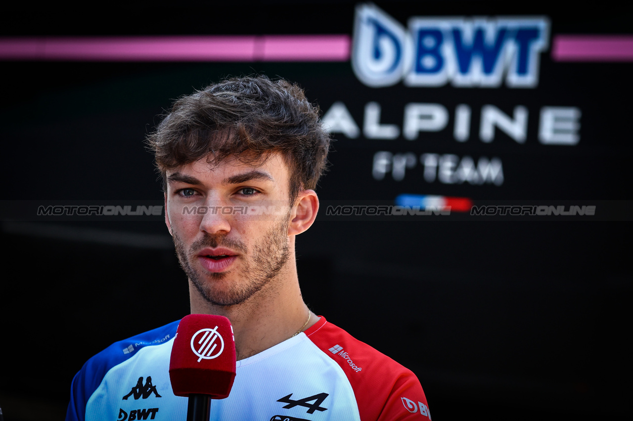 GP UNGHERIA, Pierre Gasly (FRA), Alpine F1 Team 
20.07.2023. Formula 1 World Championship, Rd 12, Hungarian Grand Prix, Budapest, Hungary, Preparation Day.
- www.xpbimages.com, EMail: requests@xpbimages.com © Copyright: Charniaux / XPB Images