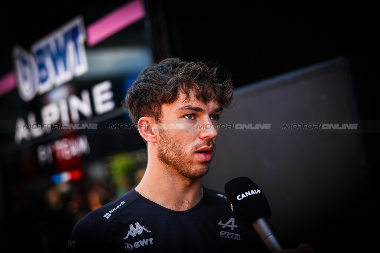 GP UNGHERIA, Pierre Gasly (FRA), Alpine F1 Team 
20.07.2023. Formula 1 World Championship, Rd 12, Hungarian Grand Prix, Budapest, Hungary, Preparation Day.
- www.xpbimages.com, EMail: requests@xpbimages.com © Copyright: Charniaux / XPB Images