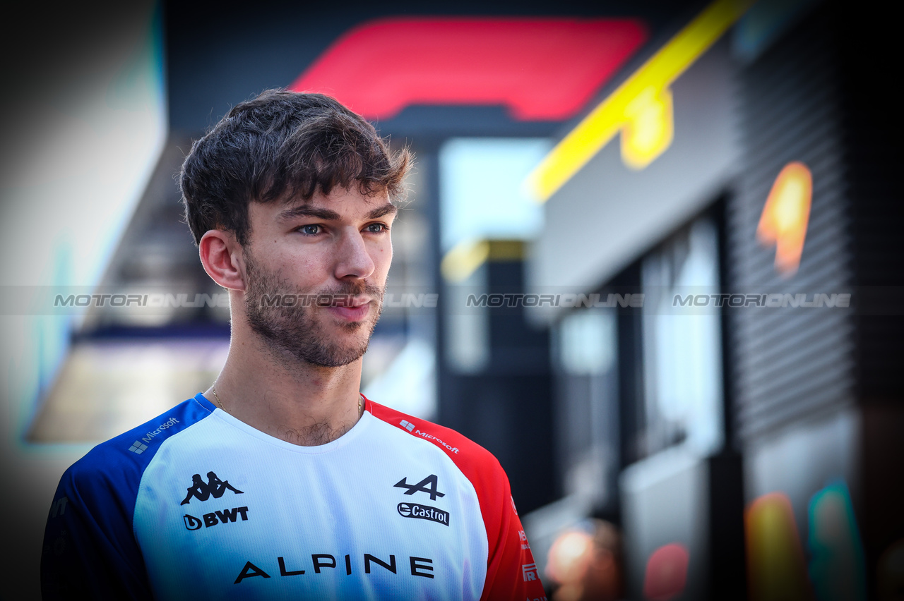 GP UNGHERIA, Pierre Gasly (FRA), Alpine F1 Team 
20.07.2023. Formula 1 World Championship, Rd 12, Hungarian Grand Prix, Budapest, Hungary, Preparation Day.
- www.xpbimages.com, EMail: requests@xpbimages.com © Copyright: Charniaux / XPB Images