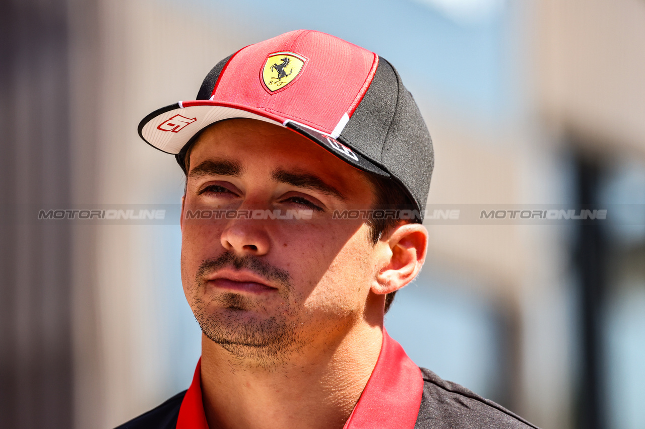 GP UNGHERIA, Charles Leclerc (FRA), Ferrari 
20.07.2023. Formula 1 World Championship, Rd 12, Hungarian Grand Prix, Budapest, Hungary, Preparation Day.
- www.xpbimages.com, EMail: requests@xpbimages.com © Copyright: Charniaux / XPB Images