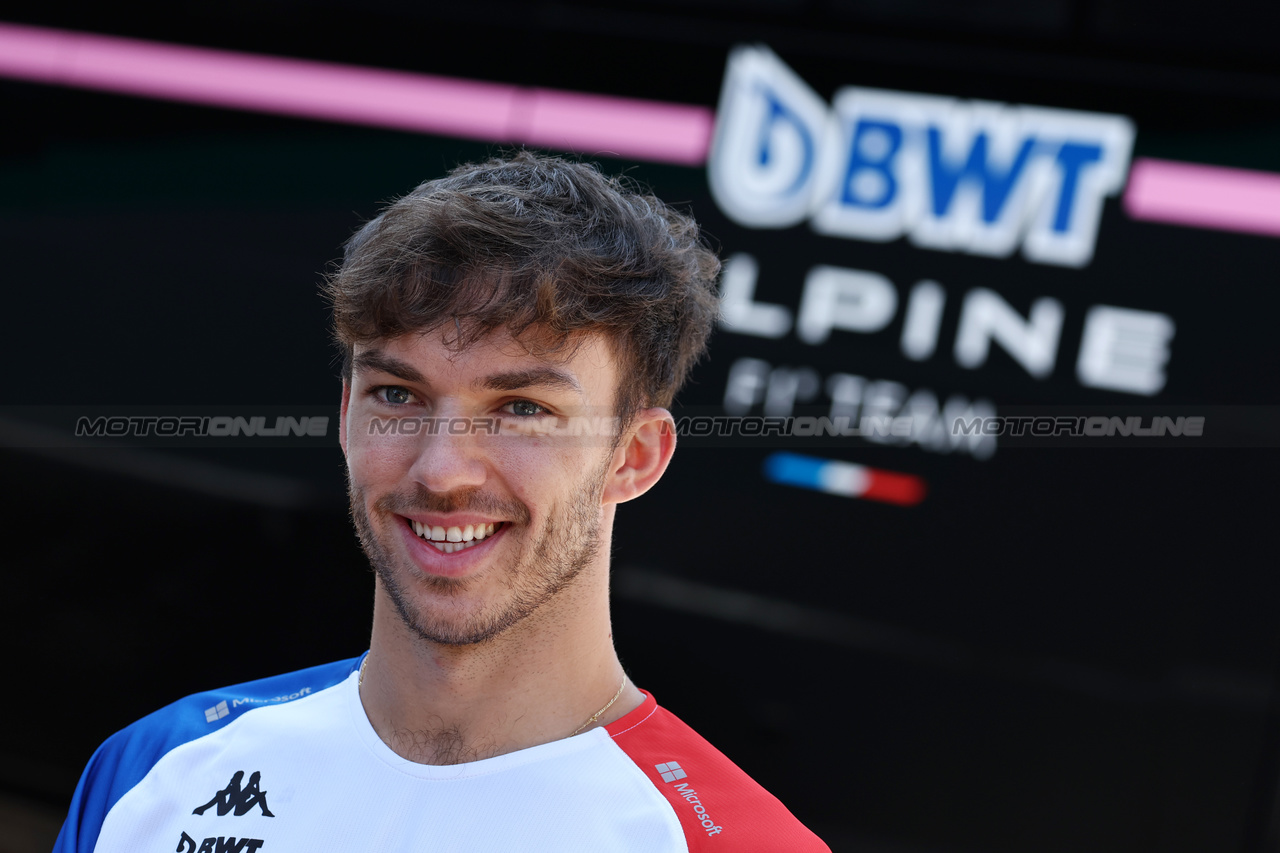 GP UNGHERIA, Pierre Gasly (FRA) Alpine F1 Team.

20.07.2023. Formula 1 World Championship, Rd 12, Hungarian Grand Prix, Budapest, Hungary, Preparation Day.

- www.xpbimages.com, EMail: requests@xpbimages.com © Copyright: Moy / XPB Images