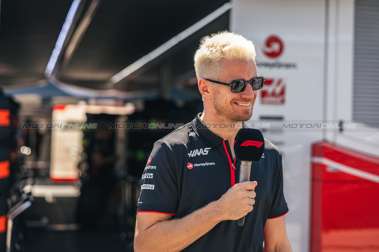 GP UNGHERIA, Nico Hulkenberg (GER) Haas F1 Team.

20.07.2023. Formula 1 World Championship, Rd 12, Hungarian Grand Prix, Budapest, Hungary, Preparation Day.

- www.xpbimages.com, EMail: requests@xpbimages.com © Copyright: Bearne / XPB Images