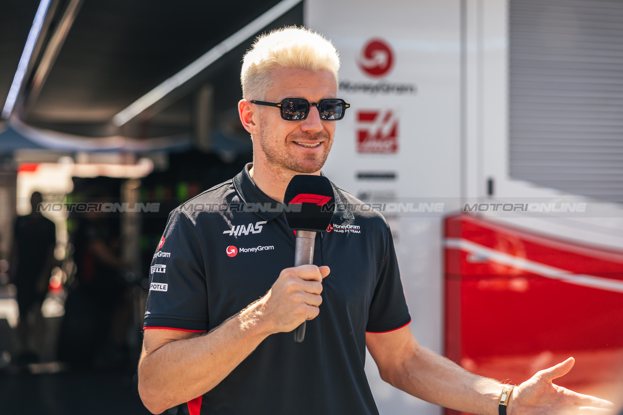 GP UNGHERIA, Nico Hulkenberg (GER) Haas F1 Team.

20.07.2023. Formula 1 World Championship, Rd 12, Hungarian Grand Prix, Budapest, Hungary, Preparation Day.

- www.xpbimages.com, EMail: requests@xpbimages.com © Copyright: Bearne / XPB Images