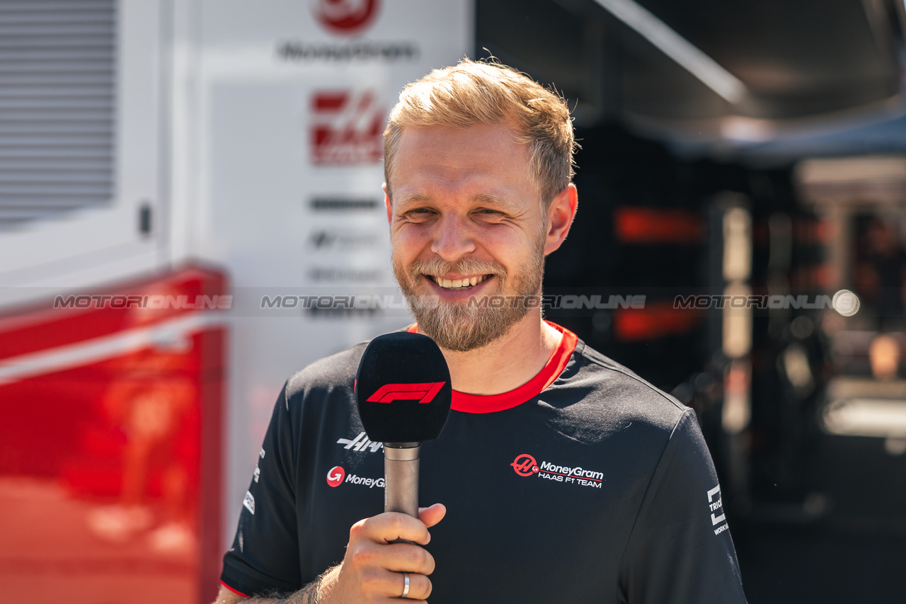 GP UNGHERIA, Kevin Magnussen (DEN) Haas F1 Team.

20.07.2023. Formula 1 World Championship, Rd 12, Hungarian Grand Prix, Budapest, Hungary, Preparation Day.

- www.xpbimages.com, EMail: requests@xpbimages.com © Copyright: Bearne / XPB Images