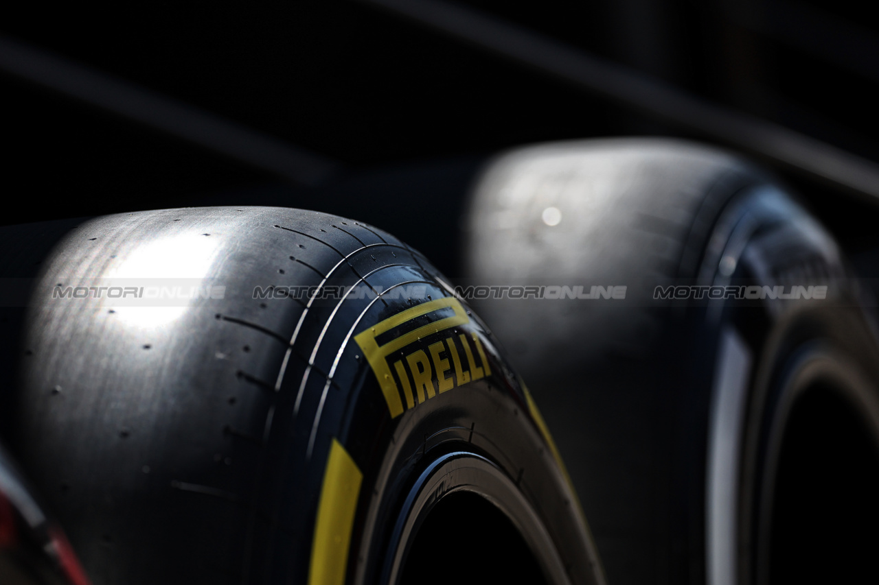 GP UNGHERIA, Pirelli tyres.

20.07.2023. Formula 1 World Championship, Rd 12, Hungarian Grand Prix, Budapest, Hungary, Preparation Day.

- www.xpbimages.com, EMail: requests@xpbimages.com © Copyright: Moy / XPB Images