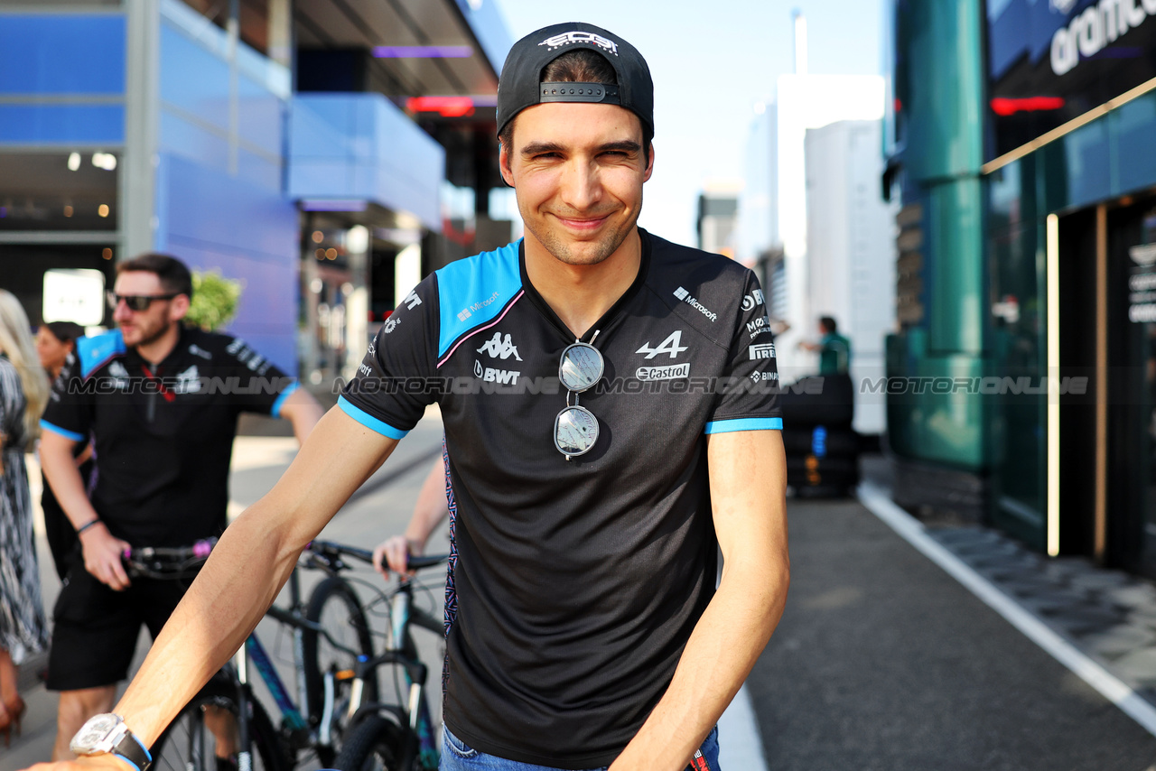 GP UNGHERIA, Esteban Ocon (FRA) Alpine F1 Team.

20.07.2023. Formula 1 World Championship, Rd 12, Hungarian Grand Prix, Budapest, Hungary, Preparation Day.

- www.xpbimages.com, EMail: requests@xpbimages.com © Copyright: Bearne / XPB Images