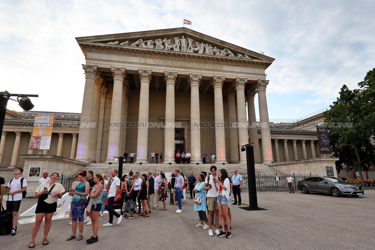 GP UNGHERIA, The Museum of Fine Arts Budapest.

20.07.2023. Formula 1 World Championship, Rd 12, Hungarian Grand Prix, Budapest, Hungary, Preparation Day.

- www.xpbimages.com, EMail: requests@xpbimages.com © Copyright: Moy / XPB Images