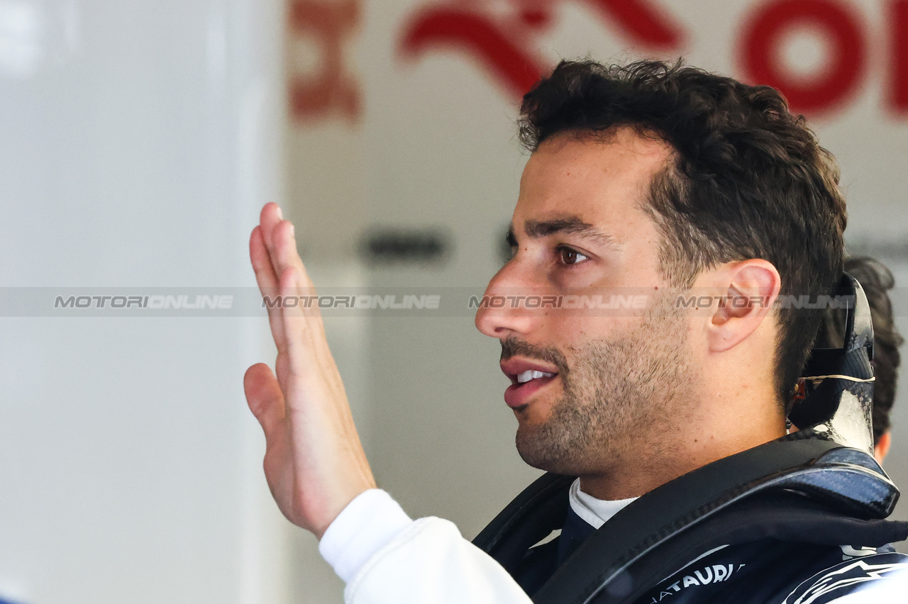 GP UNGHERIA, Daniel Ricciardo (AUS), Scuderia Alpha Tauri 
20.07.2023. Formula 1 World Championship, Rd 12, Hungarian Grand Prix, Budapest, Hungary, Preparation Day.
- www.xpbimages.com, EMail: requests@xpbimages.com © Copyright: Charniaux / XPB Images