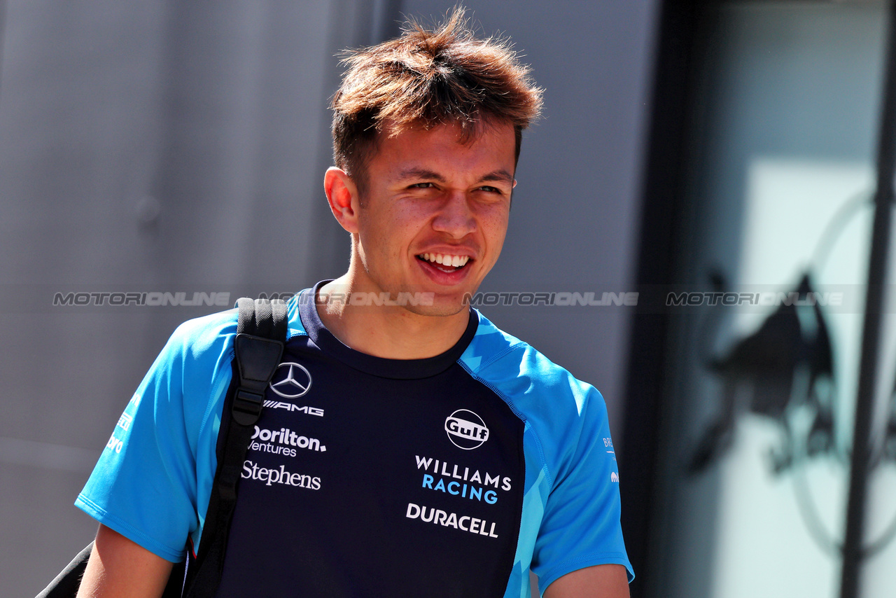 GP UNGHERIA, Alexander Albon (THA) Williams Racing.

20.07.2023. Formula 1 World Championship, Rd 12, Hungarian Grand Prix, Budapest, Hungary, Preparation Day.

- www.xpbimages.com, EMail: requests@xpbimages.com © Copyright: Moy / XPB Images