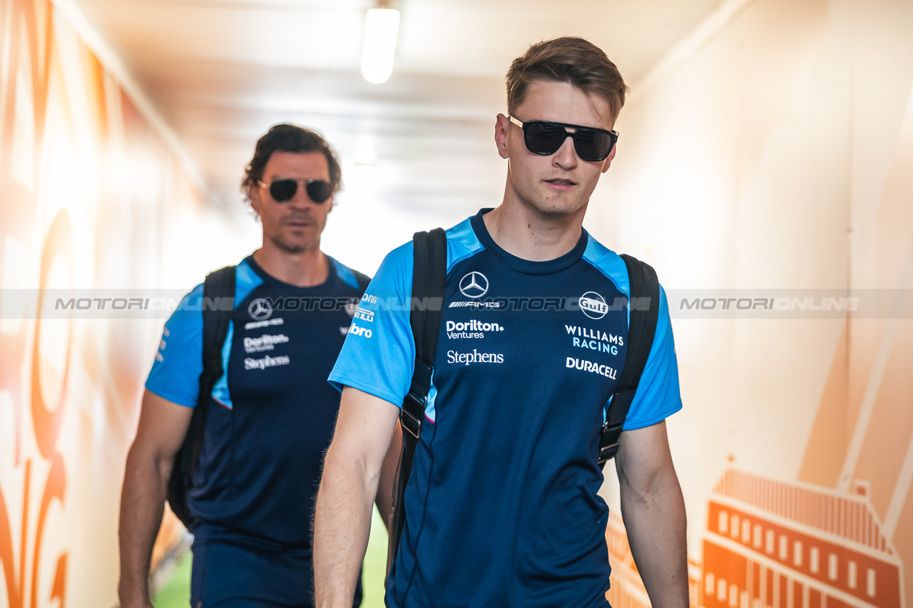 GP UNGHERIA, Logan Sargeant (USA) Williams Racing.

20.07.2023. Formula 1 World Championship, Rd 12, Hungarian Grand Prix, Budapest, Hungary, Preparation Day.

- www.xpbimages.com, EMail: requests@xpbimages.com © Copyright: Bearne / XPB Images