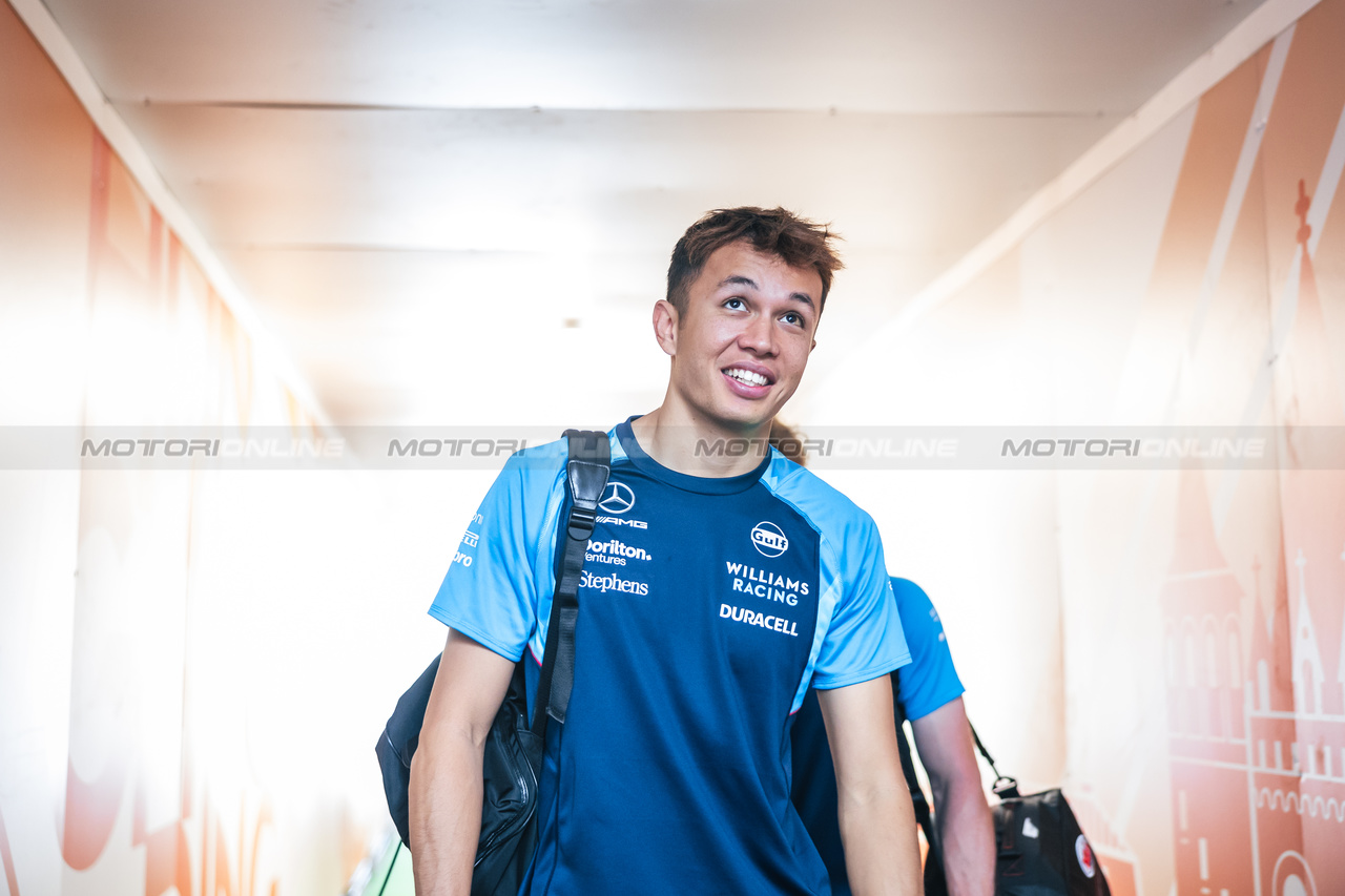 GP UNGHERIA, Alexander Albon (THA) Williams Racing.

20.07.2023. Formula 1 World Championship, Rd 12, Hungarian Grand Prix, Budapest, Hungary, Preparation Day.

- www.xpbimages.com, EMail: requests@xpbimages.com © Copyright: Bearne / XPB Images