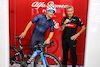 GP UNGHERIA, (L to R): Valtteri Bottas (FIN) Alfa Romeo F1 Team with his Canyon bicycle e Xevi Pujolar (ESP) Alfa Romeo F1 Team Head of Trackside Engineering.

20.07.2023. Formula 1 World Championship, Rd 12, Hungarian Grand Prix, Budapest, Hungary, Preparation Day.
- www.xpbimages.com, EMail: requests@xpbimages.com © Copyright: Bearne / XPB Images