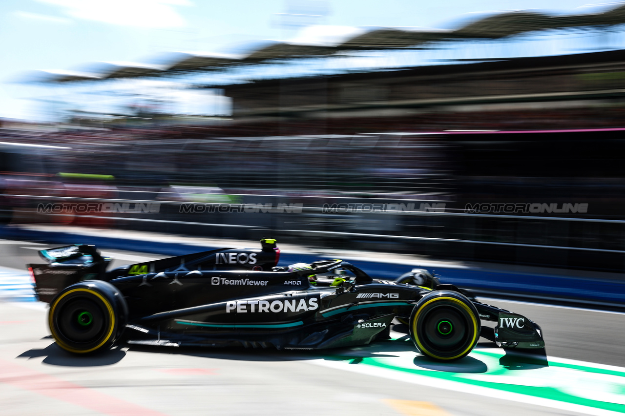 GP UNGHERIA, Lewis Hamilton (GBR), Mercedes AMG F1  
22.07.2023. Formula 1 World Championship, Rd 12, Hungarian Grand Prix, Budapest, Hungary, Qualifiche Day.
- www.xpbimages.com, EMail: requests@xpbimages.com © Copyright: Charniaux / XPB Images