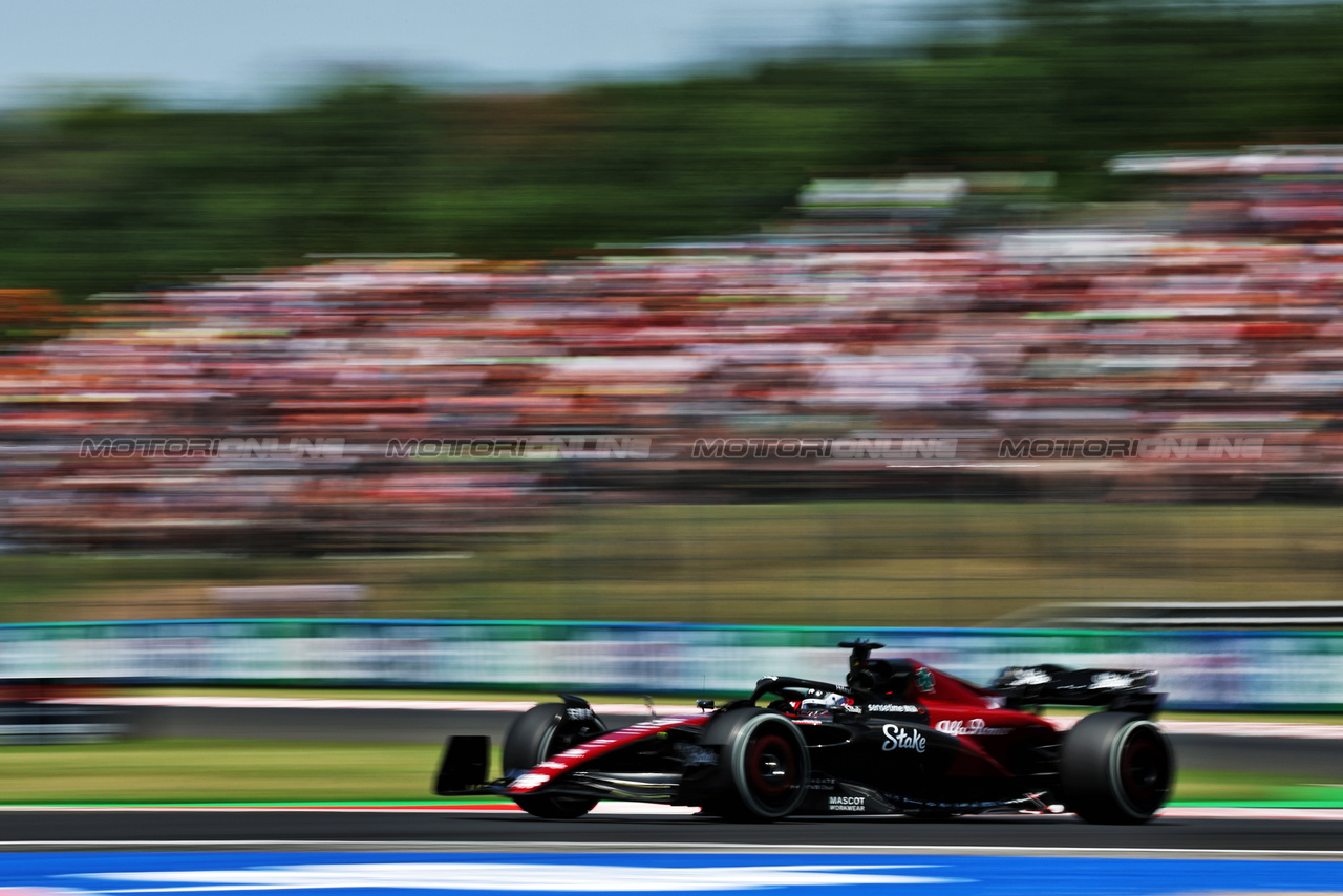 GP UNGHERIA, Valtteri Bottas (FIN) Alfa Romeo F1 Team C43.

22.07.2023. Formula 1 World Championship, Rd 12, Hungarian Grand Prix, Budapest, Hungary, Qualifiche Day.

- www.xpbimages.com, EMail: requests@xpbimages.com © Copyright: Moy / XPB Images