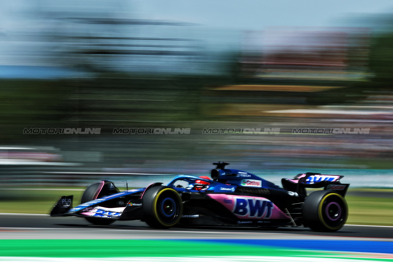 GP UNGHERIA, Esteban Ocon (FRA) Alpine F1 Team A523.

22.07.2023. Formula 1 World Championship, Rd 12, Hungarian Grand Prix, Budapest, Hungary, Qualifiche Day.

- www.xpbimages.com, EMail: requests@xpbimages.com © Copyright: Moy / XPB Images