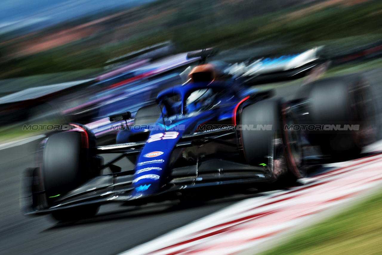 GP UNGHERIA, Alexander Albon (THA) Williams Racing FW45.

22.07.2023. Formula 1 World Championship, Rd 12, Hungarian Grand Prix, Budapest, Hungary, Qualifiche Day.

- www.xpbimages.com, EMail: requests@xpbimages.com © Copyright: Moy / XPB Images