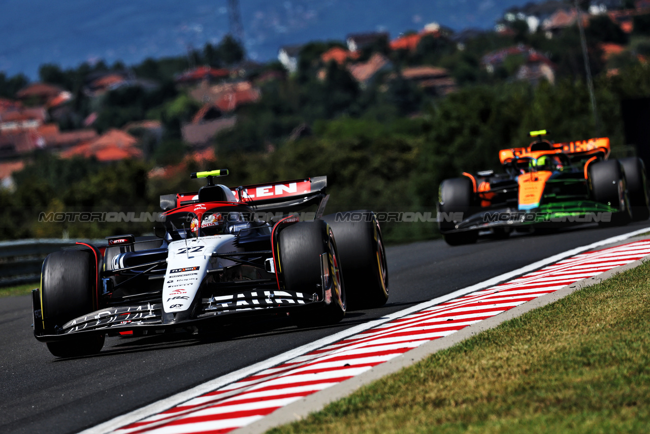 GP UNGHERIA, Yuki Tsunoda (JPN) AlphaTauri AT04.

22.07.2023. Formula 1 World Championship, Rd 12, Hungarian Grand Prix, Budapest, Hungary, Qualifiche Day.

- www.xpbimages.com, EMail: requests@xpbimages.com © Copyright: Moy / XPB Images