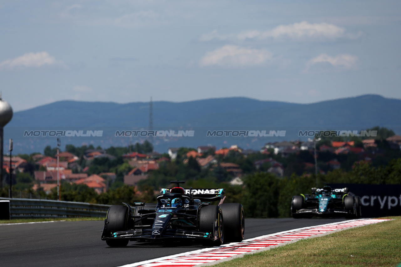 GP UNGHERIA, George Russell (GBR) Mercedes AMG F1 W14.

22.07.2023. Formula 1 World Championship, Rd 12, Hungarian Grand Prix, Budapest, Hungary, Qualifiche Day.

- www.xpbimages.com, EMail: requests@xpbimages.com © Copyright: Moy / XPB Images