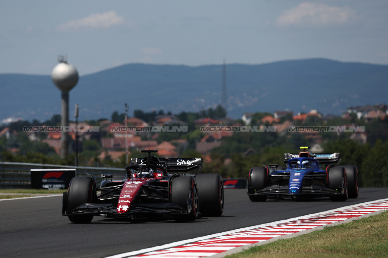 GP UNGHERIA, Valtteri Bottas (FIN) Alfa Romeo F1 Team C43.

22.07.2023. Formula 1 World Championship, Rd 12, Hungarian Grand Prix, Budapest, Hungary, Qualifiche Day.

- www.xpbimages.com, EMail: requests@xpbimages.com © Copyright: Moy / XPB Images