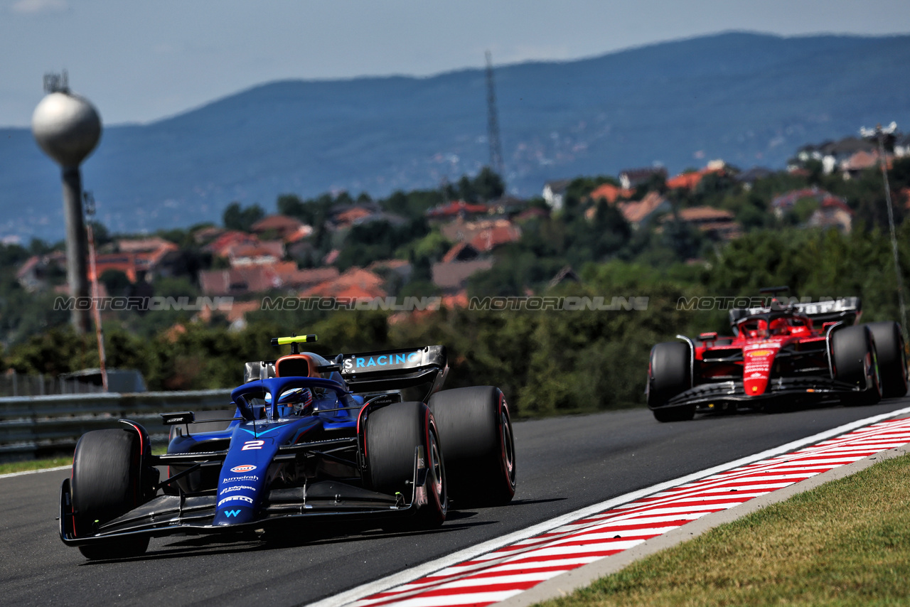 GP UNGHERIA, Logan Sargeant (USA) Williams Racing FW45.

22.07.2023. Formula 1 World Championship, Rd 12, Hungarian Grand Prix, Budapest, Hungary, Qualifiche Day.

- www.xpbimages.com, EMail: requests@xpbimages.com © Copyright: Moy / XPB Images