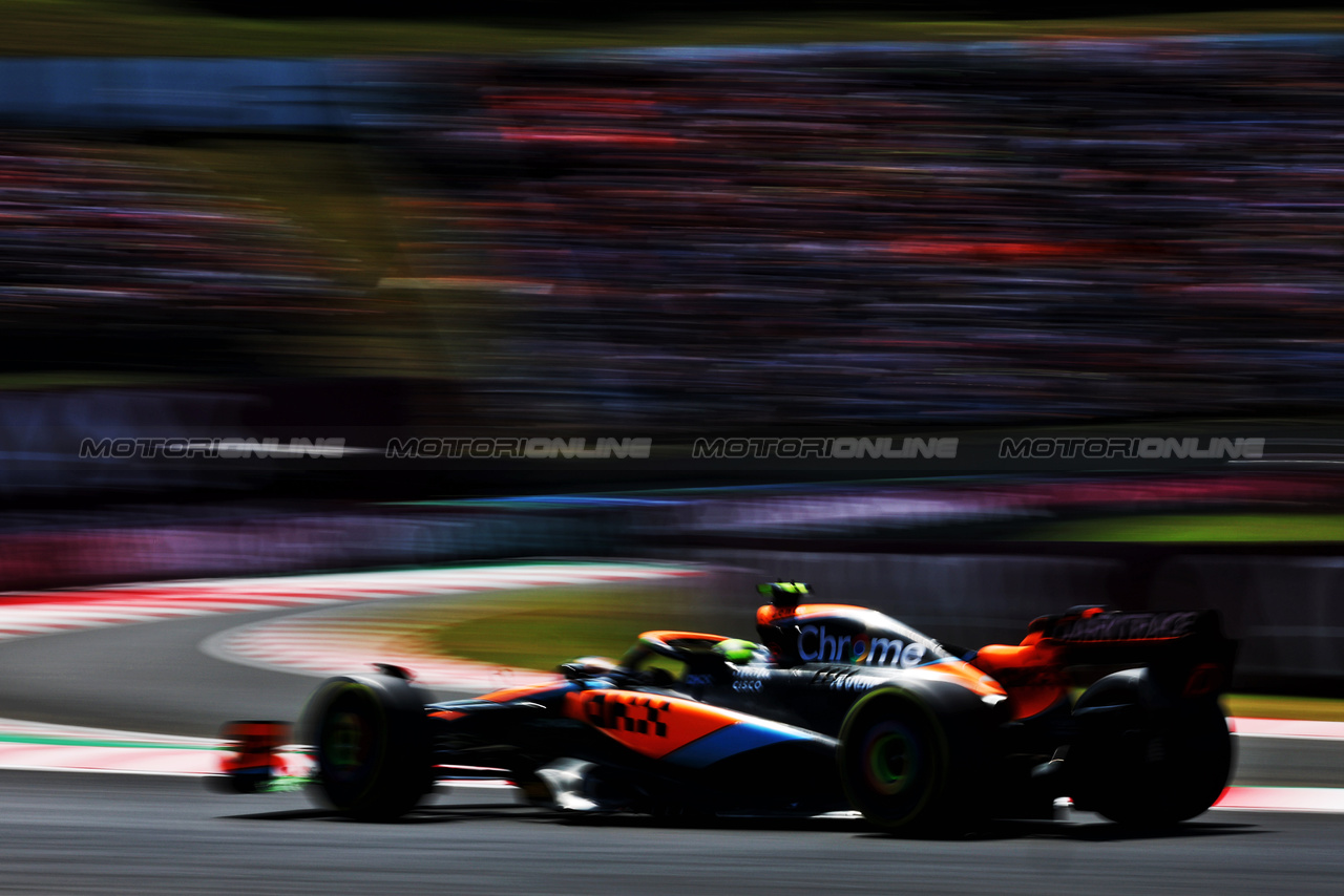 GP UNGHERIA, Lando Norris (GBR) McLaren MCL60.

22.07.2023. Formula 1 World Championship, Rd 12, Hungarian Grand Prix, Budapest, Hungary, Qualifiche Day.

 - www.xpbimages.com, EMail: requests@xpbimages.com © Copyright: Coates / XPB Images