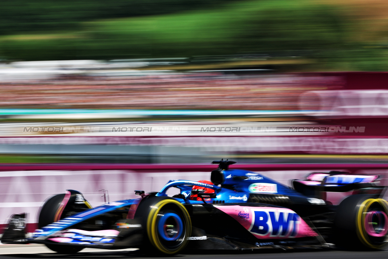 GP UNGHERIA, Esteban Ocon (FRA) Alpine F1 Team A523.

22.07.2023. Formula 1 World Championship, Rd 12, Hungarian Grand Prix, Budapest, Hungary, Qualifiche Day.

 - www.xpbimages.com, EMail: requests@xpbimages.com © Copyright: Coates / XPB Images