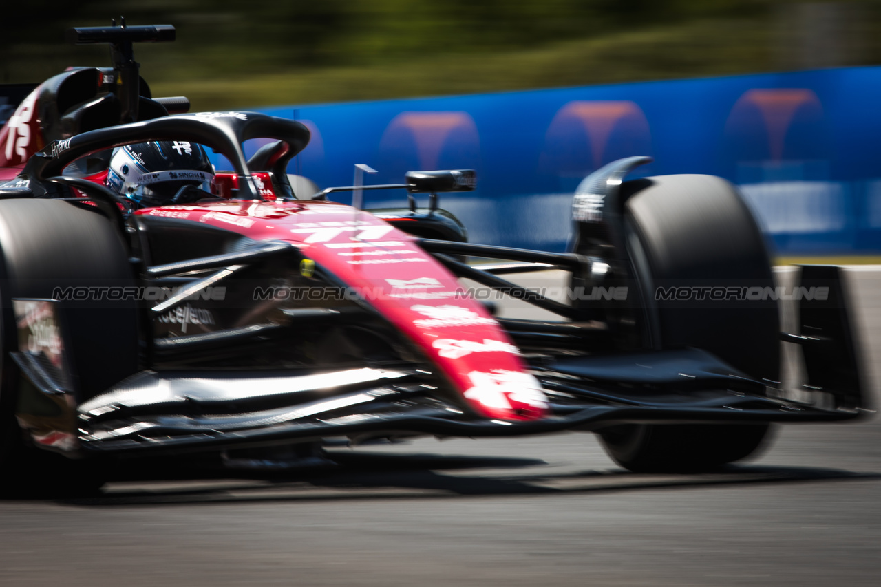 GP UNGHERIA, Valtteri Bottas (FIN) Alfa Romeo F1 Team C43.

22.07.2023. Formula 1 World Championship, Rd 12, Hungarian Grand Prix, Budapest, Hungary, Qualifiche Day.

- www.xpbimages.com, EMail: requests@xpbimages.com © Copyright: Bearne / XPB Images