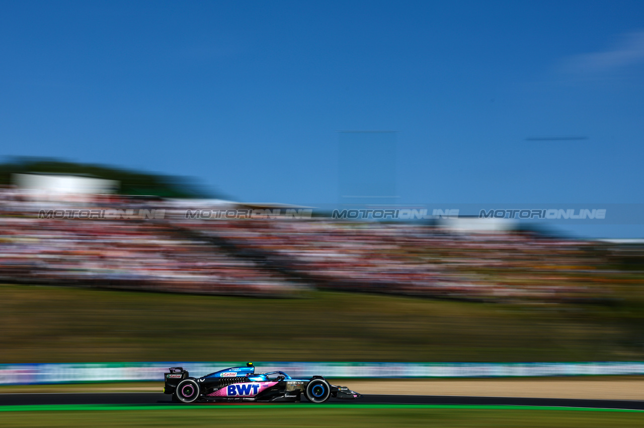 GP UNGHERIA, Pierre Gasly (FRA), Alpine F1 Team 
22.07.2023. Formula 1 World Championship, Rd 12, Hungarian Grand Prix, Budapest, Hungary, Qualifiche Day.
- www.xpbimages.com, EMail: requests@xpbimages.com © Copyright: Charniaux / XPB Images