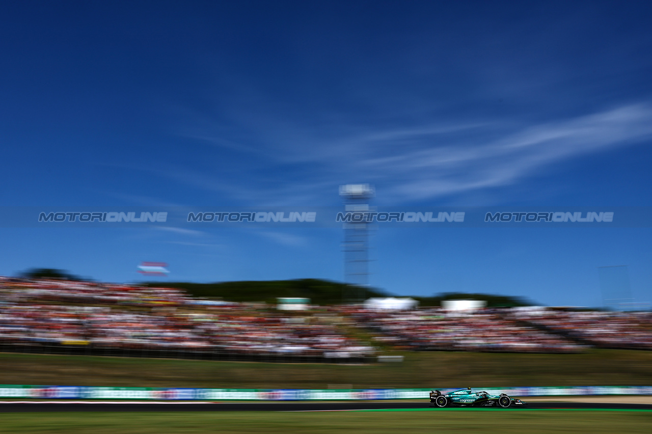 GP UNGHERIA, Fernando Alonso (ESP), Aston Martin Racing 
22.07.2023. Formula 1 World Championship, Rd 12, Hungarian Grand Prix, Budapest, Hungary, Qualifiche Day.
- www.xpbimages.com, EMail: requests@xpbimages.com © Copyright: Charniaux / XPB Images