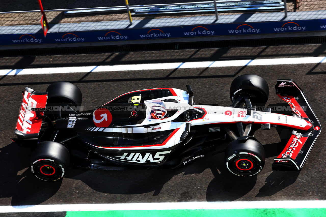 GP UNGHERIA, Nico Hulkenberg (GER) Haas VF-23.

22.07.2023. Formula 1 World Championship, Rd 12, Hungarian Grand Prix, Budapest, Hungary, Qualifiche Day.

 - www.xpbimages.com, EMail: requests@xpbimages.com © Copyright: Coates / XPB Images