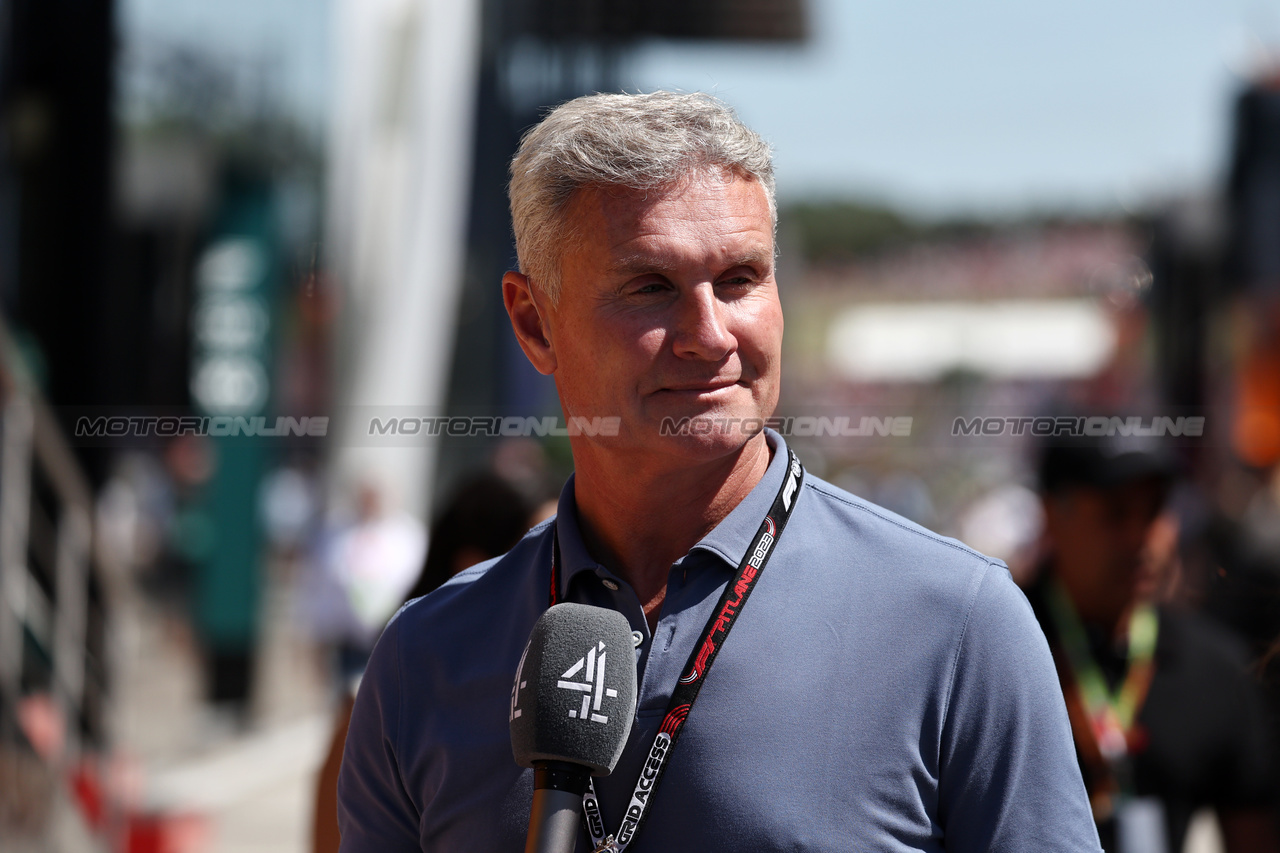 GP UNGHERIA, David Coulthard (GBR) Red Bull Racing e Scuderia Toro Advisor / Channel 4 F1 Commentator.

22.07.2023. Formula 1 World Championship, Rd 12, Hungarian Grand Prix, Budapest, Hungary, Qualifiche Day.

- www.xpbimages.com, EMail: requests@xpbimages.com © Copyright: Moy / XPB Images