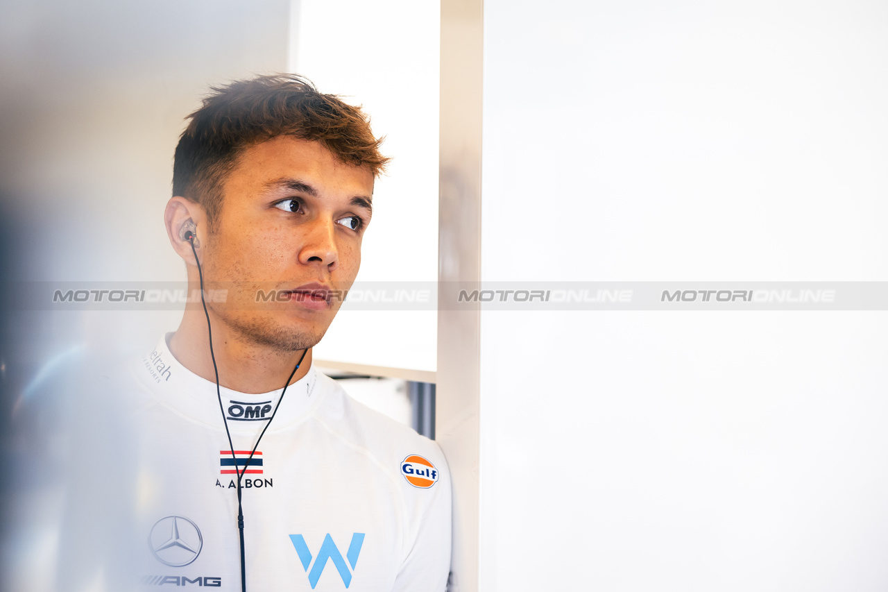 GP UNGHERIA, Alexander Albon (THA) Williams Racing.

22.07.2023. Formula 1 World Championship, Rd 12, Hungarian Grand Prix, Budapest, Hungary, Qualifiche Day.

- www.xpbimages.com, EMail: requests@xpbimages.com © Copyright: Bearne / XPB Images