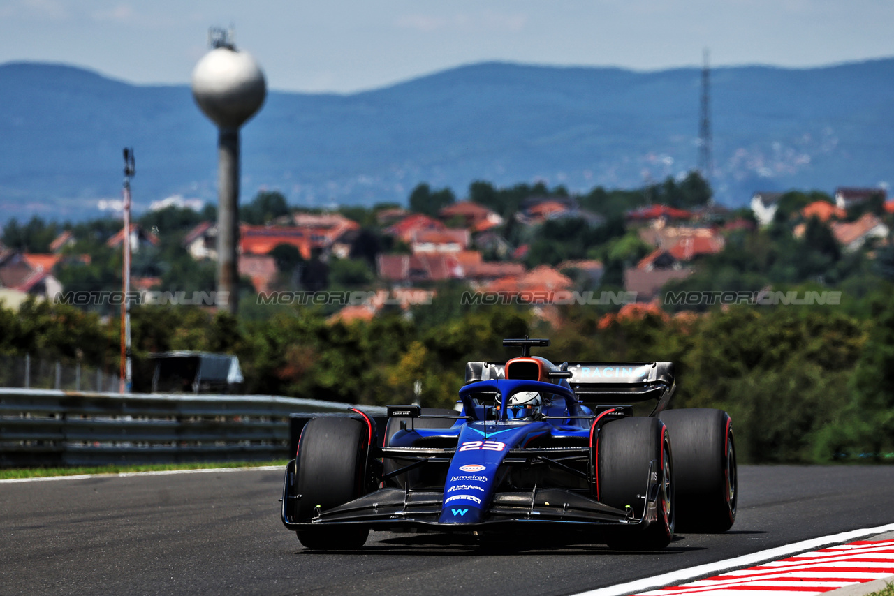 GP UNGHERIA, Alexander Albon (THA) Williams Racing FW45.

22.07.2023. Formula 1 World Championship, Rd 12, Hungarian Grand Prix, Budapest, Hungary, Qualifiche Day.

- www.xpbimages.com, EMail: requests@xpbimages.com © Copyright: Moy / XPB Images