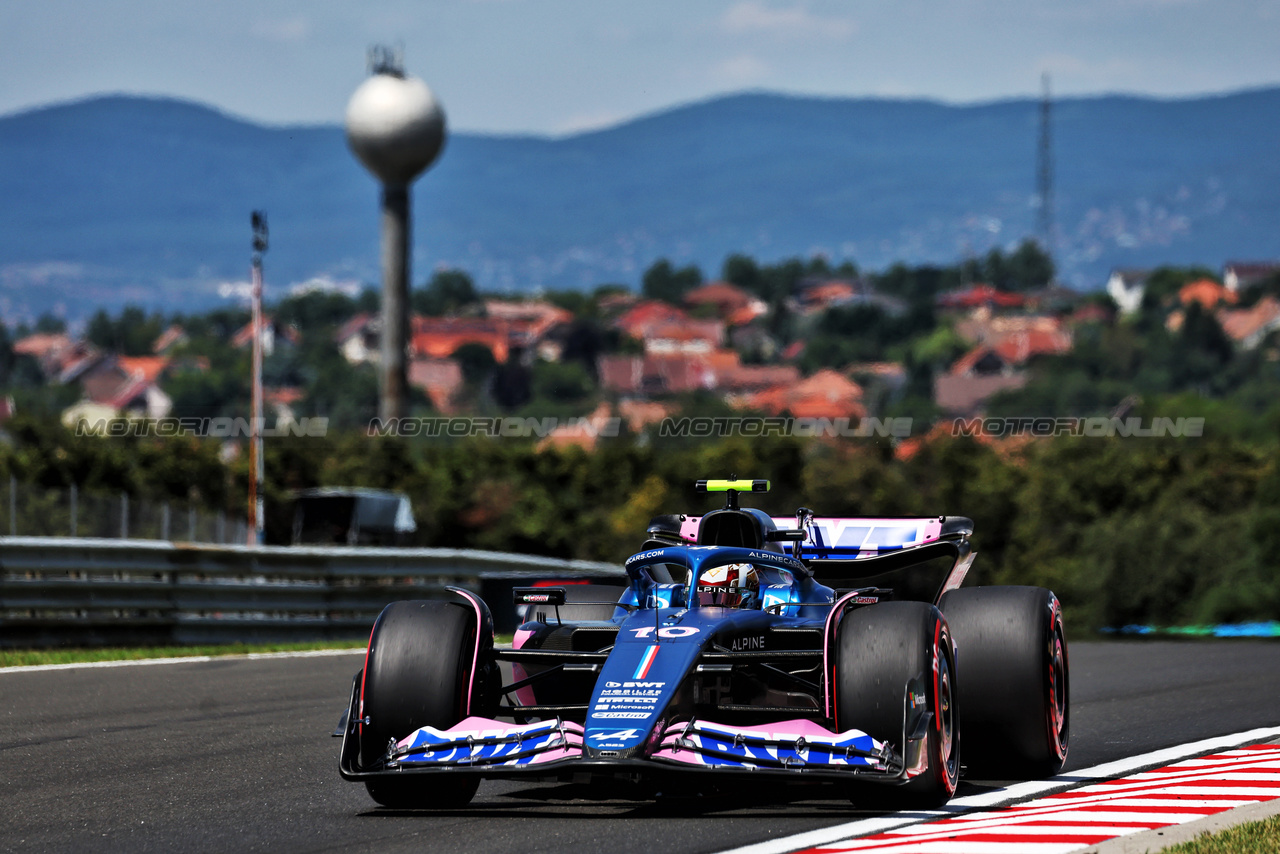 GP UNGHERIA, Pierre Gasly (FRA) Alpine F1 Team A523.

22.07.2023. Formula 1 World Championship, Rd 12, Hungarian Grand Prix, Budapest, Hungary, Qualifiche Day.

- www.xpbimages.com, EMail: requests@xpbimages.com © Copyright: Moy / XPB Images