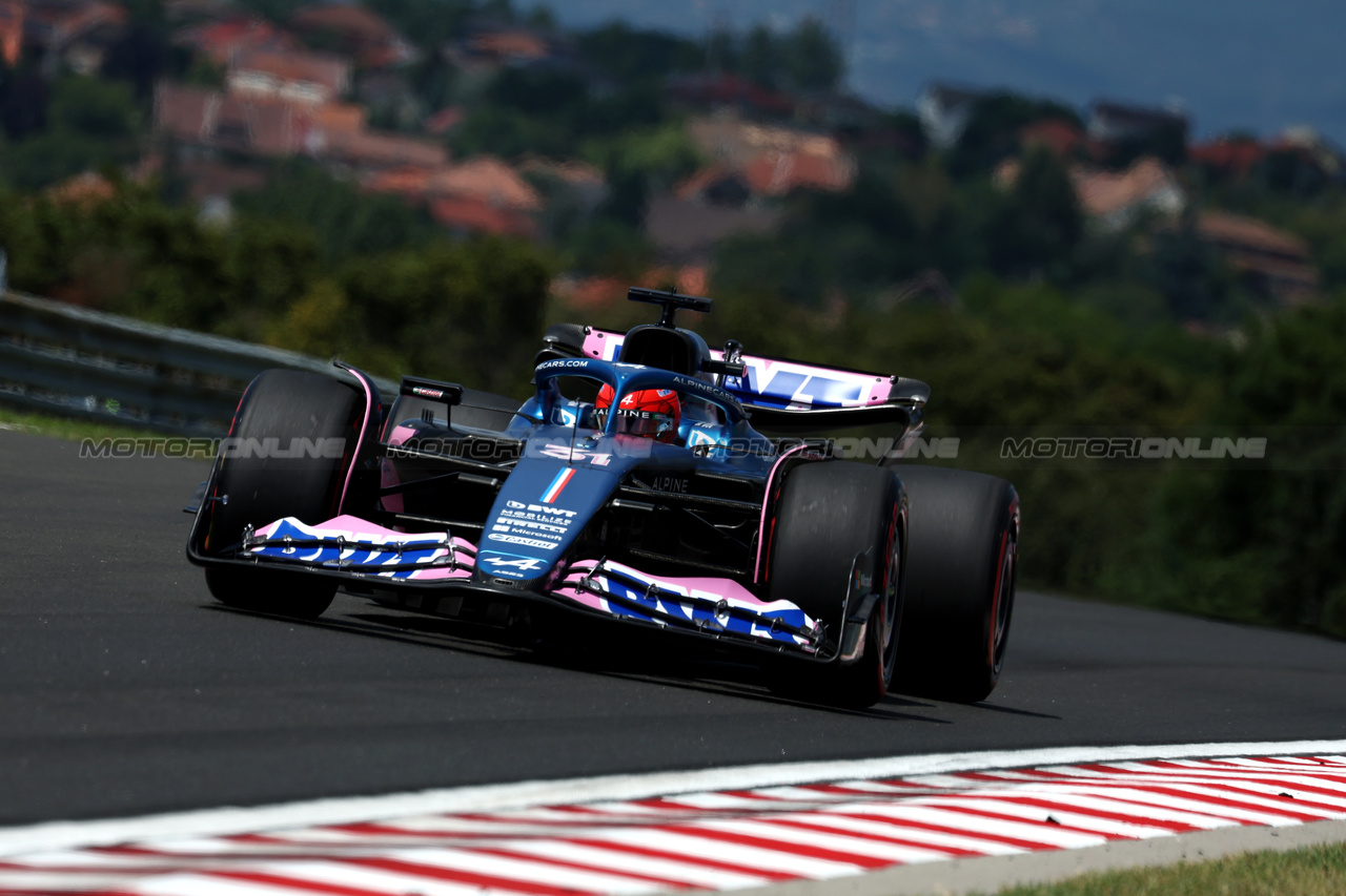 GP UNGHERIA, Esteban Ocon (FRA) Alpine F1 Team A523.

22.07.2023. Formula 1 World Championship, Rd 12, Hungarian Grand Prix, Budapest, Hungary, Qualifiche Day.

- www.xpbimages.com, EMail: requests@xpbimages.com © Copyright: Moy / XPB Images