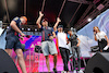 GP UNGHERIA, (L to R): Max Verstappen (NLD) Red Bull Racing; Sergio Perez (MEX) Red Bull Racing; Pierre Gasly (FRA) Alpine F1 Team; e Esteban Ocon (FRA) Alpine F1 Team, on the FanZone Stage.
22.07.2023. Formula 1 World Championship, Rd 12, Hungarian Grand Prix, Budapest, Hungary, Qualifiche Day.
- www.xpbimages.com, EMail: requests@xpbimages.com © Copyright: Moy / XPB Images