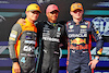 GP UNGHERIA, Qualifiche top three in parc ferme (L to R): Lando Norris (GBR) McLaren, third; Lewis Hamilton (GBR) Mercedes AMG F1, pole position; Max Verstappen (NLD) Red Bull Racing, second.
22.07.2023. Formula 1 World Championship, Rd 12, Hungarian Grand Prix, Budapest, Hungary, Qualifiche Day.
- www.xpbimages.com, EMail: requests@xpbimages.com © Copyright: Bearne / XPB Images