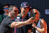 GP UNGHERIA, Sergio Perez (MEX) Red Bull Racing with fans.
22.07.2023. Formula 1 World Championship, Rd 12, Hungarian Grand Prix, Budapest, Hungary, Qualifiche Day.
- www.xpbimages.com, EMail: requests@xpbimages.com © Copyright: Moy / XPB Images