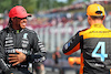 GP UNGHERIA, (L to R): Pole sitter Lewis Hamilton (GBR) Mercedes AMG F1 in qualifying parc ferme with third placed Lewis Hamilton (GBR) Mercedes AMG F1.
22.07.2023. Formula 1 World Championship, Rd 12, Hungarian Grand Prix, Budapest, Hungary, Qualifiche Day.
- www.xpbimages.com, EMail: requests@xpbimages.com © Copyright: Bearne / XPB Images