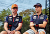 GP UNGHERIA, (L to R): Max Verstappen (NLD) Red Bull Racing e Sergio Perez (MEX) Red Bull Racing on the FanZone Stage.
22.07.2023. Formula 1 World Championship, Rd 12, Hungarian Grand Prix, Budapest, Hungary, Qualifiche Day.
- www.xpbimages.com, EMail: requests@xpbimages.com © Copyright: Moy / XPB Images