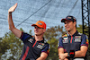 GP UNGHERIA, (L to R): Max Verstappen (NLD) Red Bull Racing e Sergio Perez (MEX) Red Bull Racing on the FanZone Stage.
22.07.2023. Formula 1 World Championship, Rd 12, Hungarian Grand Prix, Budapest, Hungary, Qualifiche Day.
- www.xpbimages.com, EMail: requests@xpbimages.com © Copyright: Moy / XPB Images