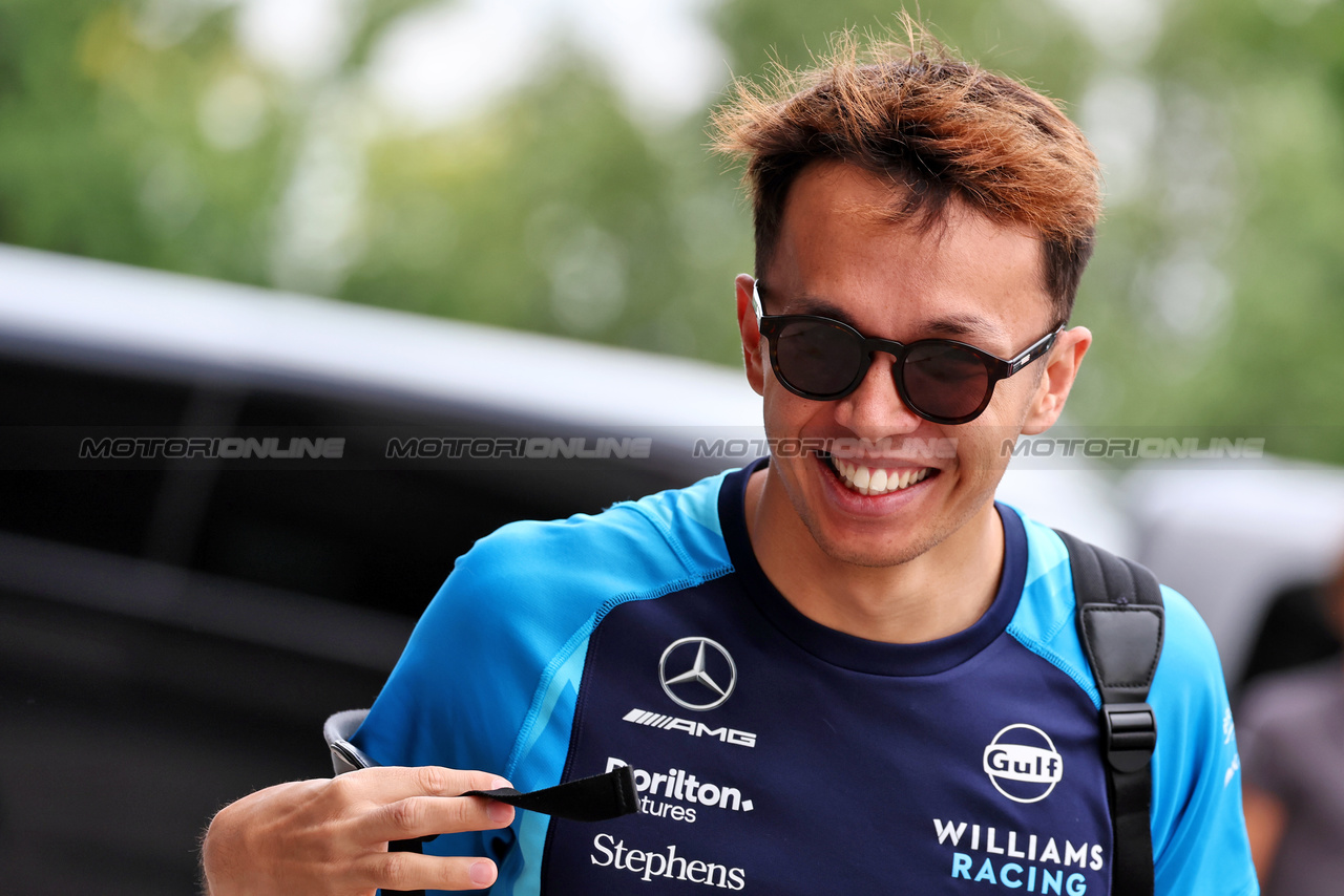 GP UNGHERIA, Alexander Albon (THA) Williams Racing.

21.07.2023. Formula 1 World Championship, Rd 12, Hungarian Grand Prix, Budapest, Hungary, Practice Day.

- www.xpbimages.com, EMail: requests@xpbimages.com © Copyright: Moy / XPB Images