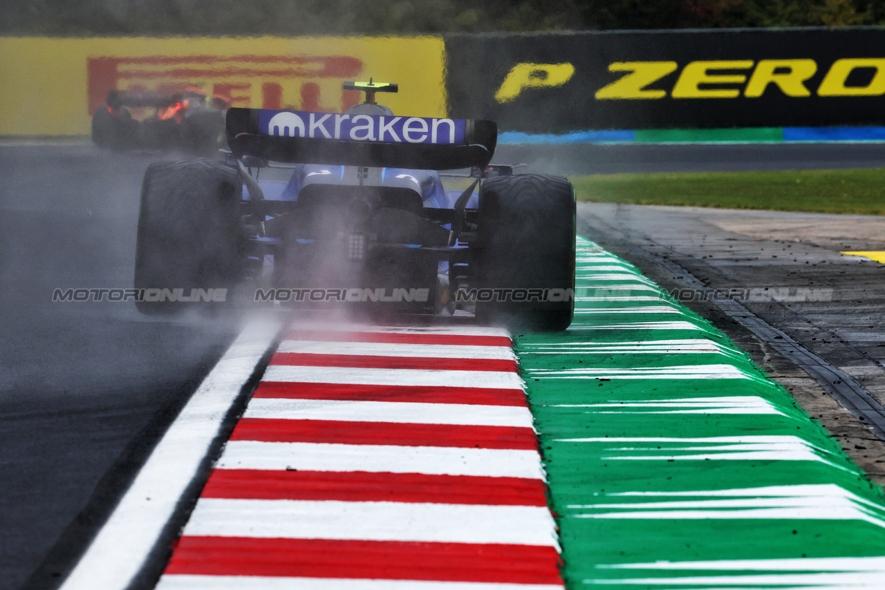 GP UNGHERIA, Logan Sargeant (USA) Williams Racing FW45.

21.07.2023. Formula 1 World Championship, Rd 12, Hungarian Grand Prix, Budapest, Hungary, Practice Day.

- www.xpbimages.com, EMail: requests@xpbimages.com © Copyright: Charniaux / XPB Images