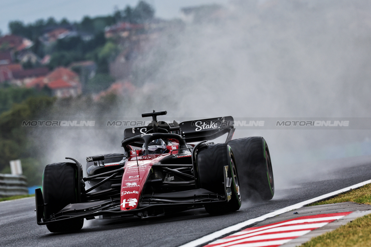 GP UNGHERIA, Valtteri Bottas (FIN) Alfa Romeo F1 Team C43.

21.07.2023. Formula 1 World Championship, Rd 12, Hungarian Grand Prix, Budapest, Hungary, Practice Day.

- www.xpbimages.com, EMail: requests@xpbimages.com © Copyright: Moy / XPB Images