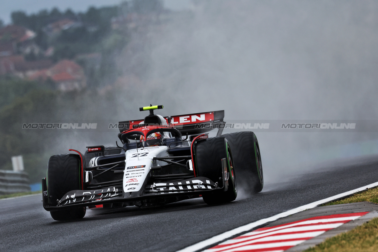 GP UNGHERIA, Yuki Tsunoda (JPN) AlphaTauri AT04.

21.07.2023. Formula 1 World Championship, Rd 12, Hungarian Grand Prix, Budapest, Hungary, Practice Day.

- www.xpbimages.com, EMail: requests@xpbimages.com © Copyright: Moy / XPB Images