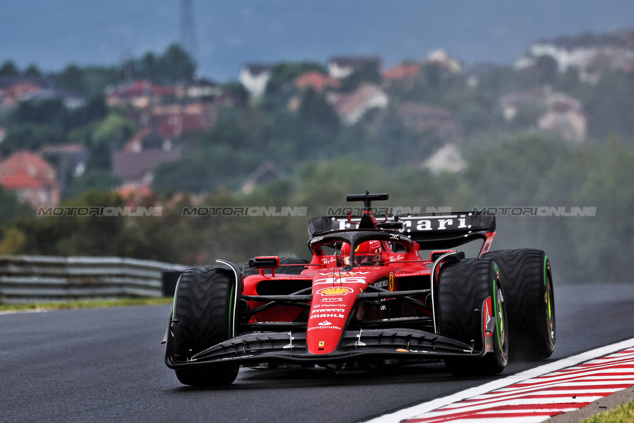 GP UNGHERIA, Charles Leclerc (MON) Ferrari SF-23.

21.07.2023. Formula 1 World Championship, Rd 12, Hungarian Grand Prix, Budapest, Hungary, Practice Day.

- www.xpbimages.com, EMail: requests@xpbimages.com © Copyright: Moy / XPB Images