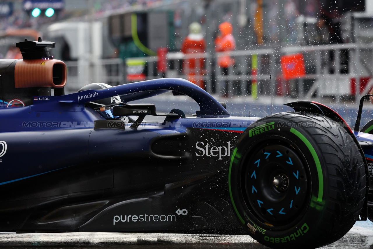 GP UNGHERIA, Alexander Albon (THA) Williams Racing FW45 leaves the pits.

21.07.2023. Formula 1 World Championship, Rd 12, Hungarian Grand Prix, Budapest, Hungary, Practice Day.

- www.xpbimages.com, EMail: requests@xpbimages.com © Copyright: Bearne / XPB Images