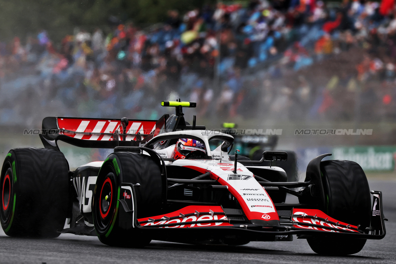 GP UNGHERIA, Nico Hulkenberg (GER) Haas VF-23.

21.07.2023. Formula 1 World Championship, Rd 12, Hungarian Grand Prix, Budapest, Hungary, Practice Day.

 - www.xpbimages.com, EMail: requests@xpbimages.com © Copyright: Coates / XPB Images