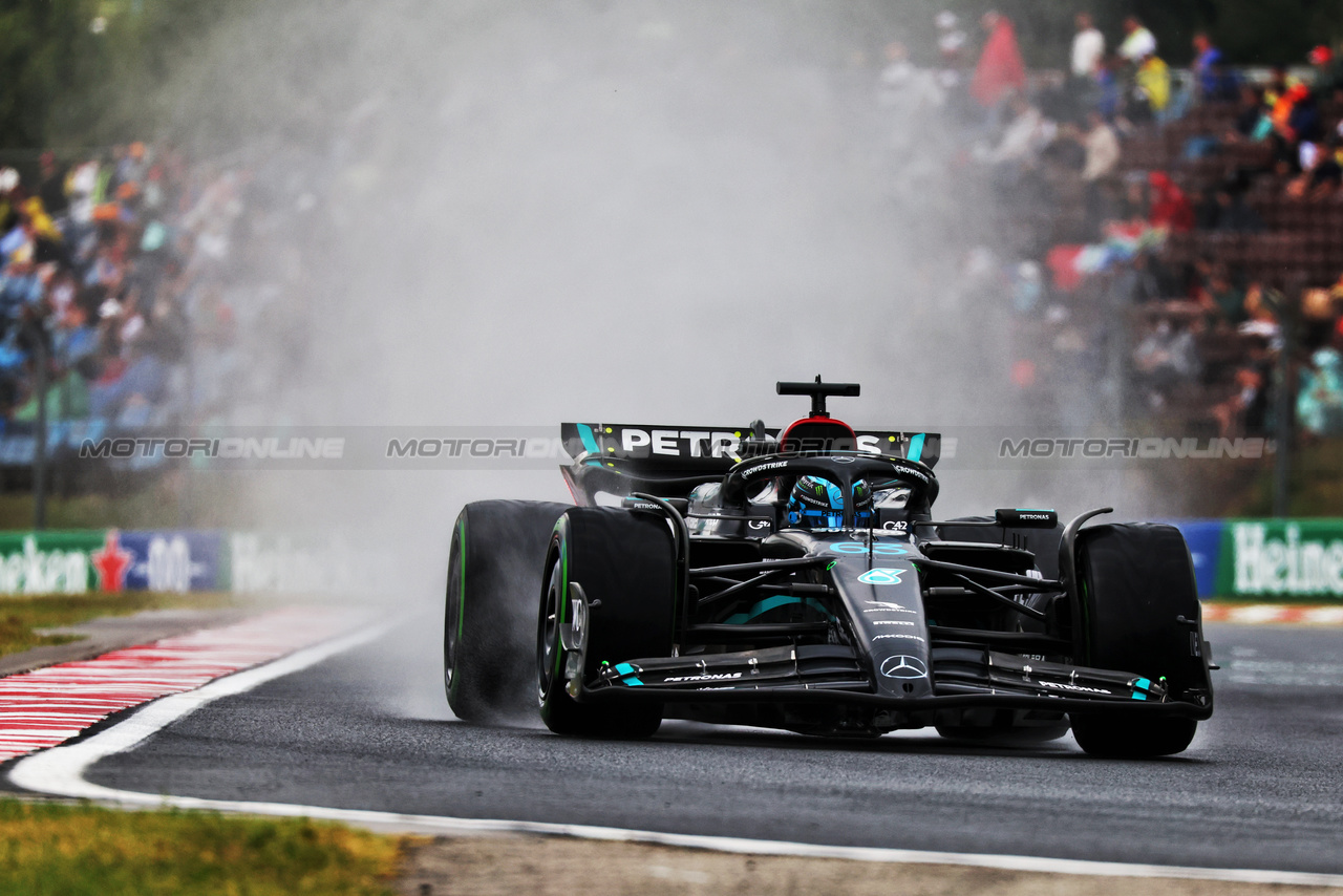 GP UNGHERIA, George Russell (GBR) Mercedes AMG F1 W14.

21.07.2023. Formula 1 World Championship, Rd 12, Hungarian Grand Prix, Budapest, Hungary, Practice Day.

 - www.xpbimages.com, EMail: requests@xpbimages.com © Copyright: Coates / XPB Images